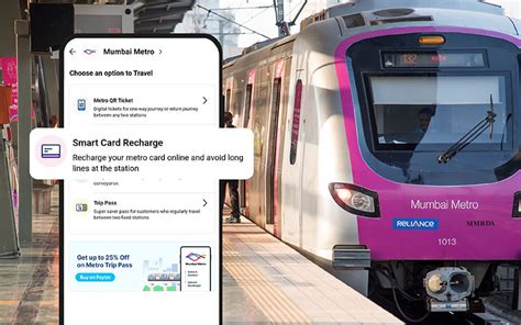 mumbai metro smart card recharge